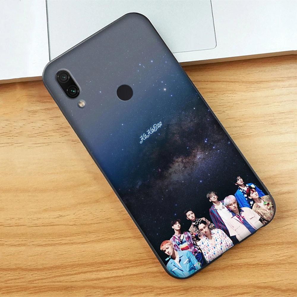 14 Роскошный мягкий чехол Kpop EXO для Xiaomi Redmi Note 7 4 4X6 Pro 5 Plus 5A 6A Go S2 - Цвет: 14