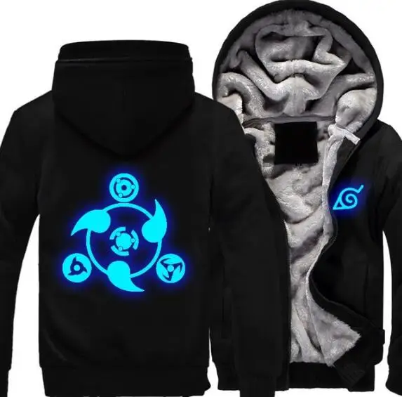 2020 горячая Распродажа аниме Наруто Акацуки косплей светящаяся куртка плюс