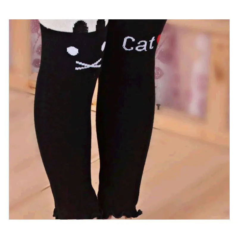 Осенние детские высокие носки до колен гетры для маленьких девочек хлопковые