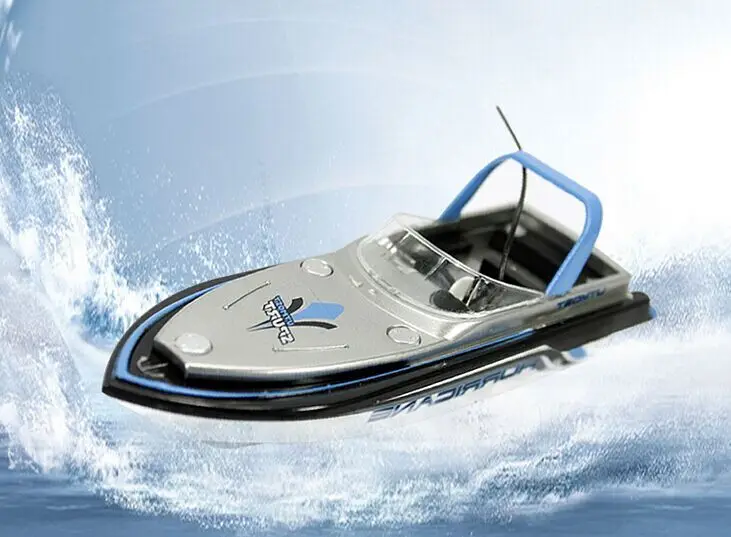 LeadingStar зарядка мини радиоуправляемая лодка Водонепроницаемая высокоскоростная гоночная электрическая радиоуправляемая скоростная лодка 13,5x4,5x5 см 2,4 В радиоуправляемая лодка zk35