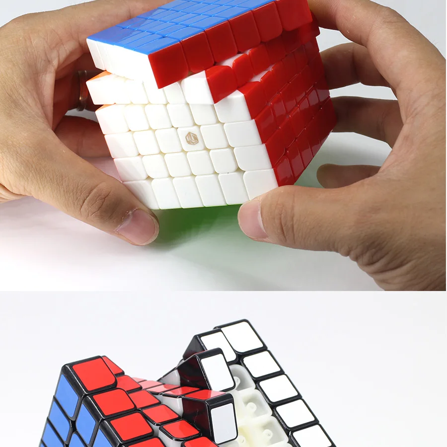 Qiyi Mofangge Магнитный куб Shadow 6x6 Cubo Magico 6x6x6 ShadowM speed профессиональная головоломка обычные магнитные 6x6 магические кубики