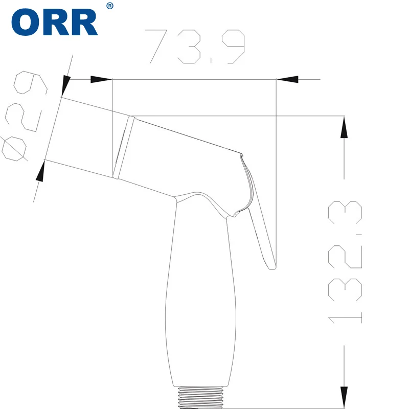 

Handheld Toilet Shattaf Bidet head coin open Bathroom Shower Head Sprayer Gun Nozzle Torneira Bico Banheiro ORR