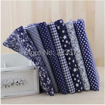 Хлопковая Очаровательная ткань 7 разных цветов 50*50 см|cotton quilt fabric|quilting fabricfat quarters |
