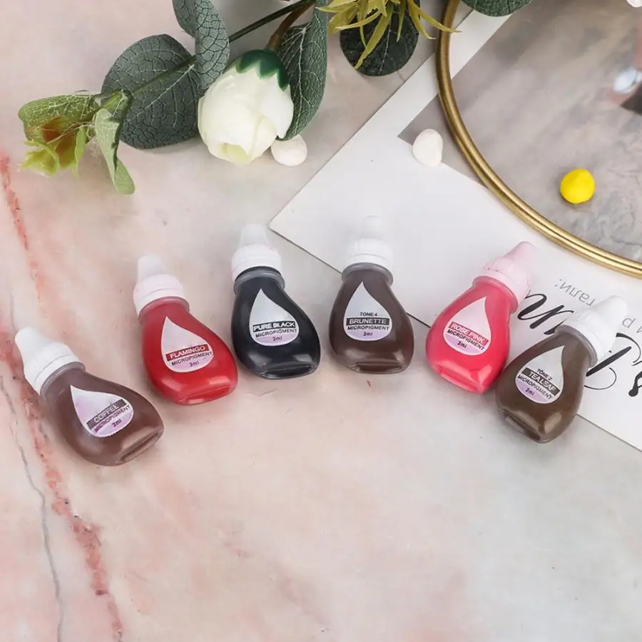 Пигмент для микроблейдинга с натуральным растительным экстрактом чернил