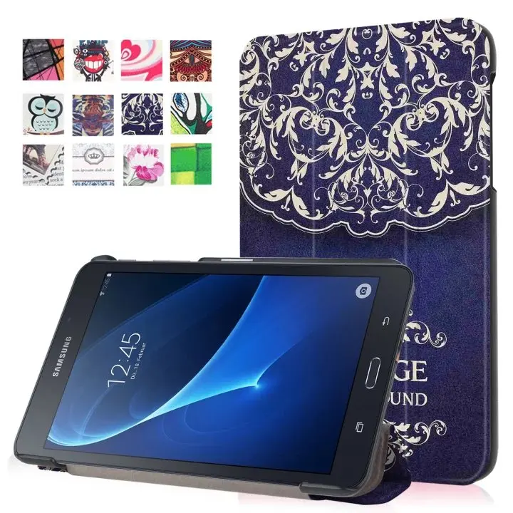 Чехол из искусственной кожи для Samsung Galaxy Tab A 7 0 SM T280 T285 &quot чехлы планшетов + защита
