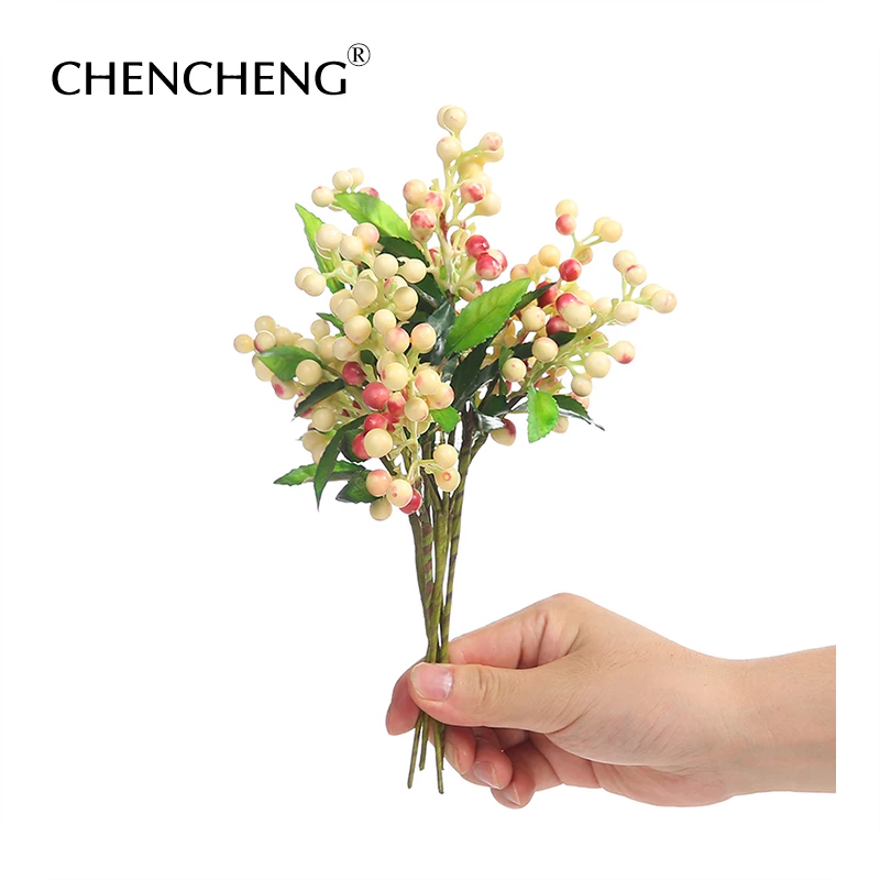 CHENCHENG 11 шт./лот искусственные растения ягоды ветки фрукты для реквизит