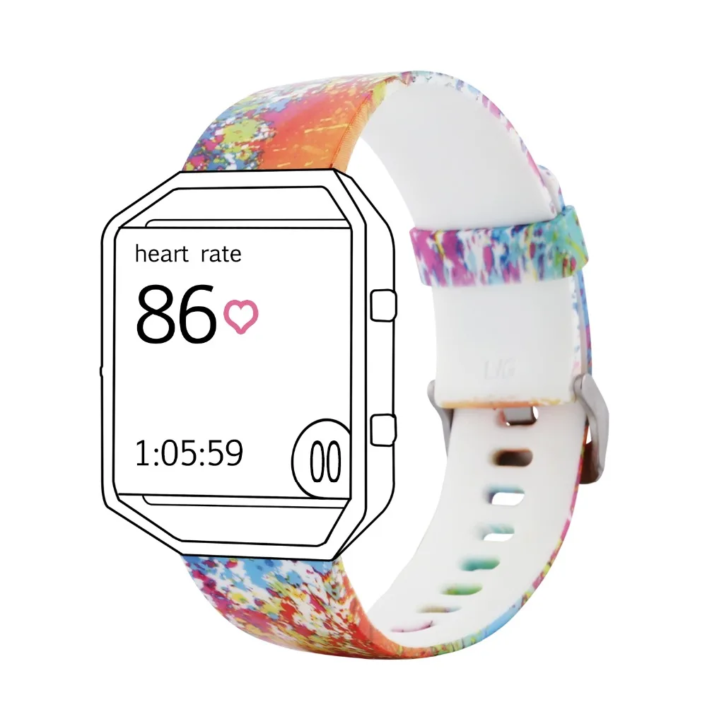 Резиновый сменный аксессуар/Браслет ремешок для Fitbit Blaze Смарт фитнес часы SK Pack of