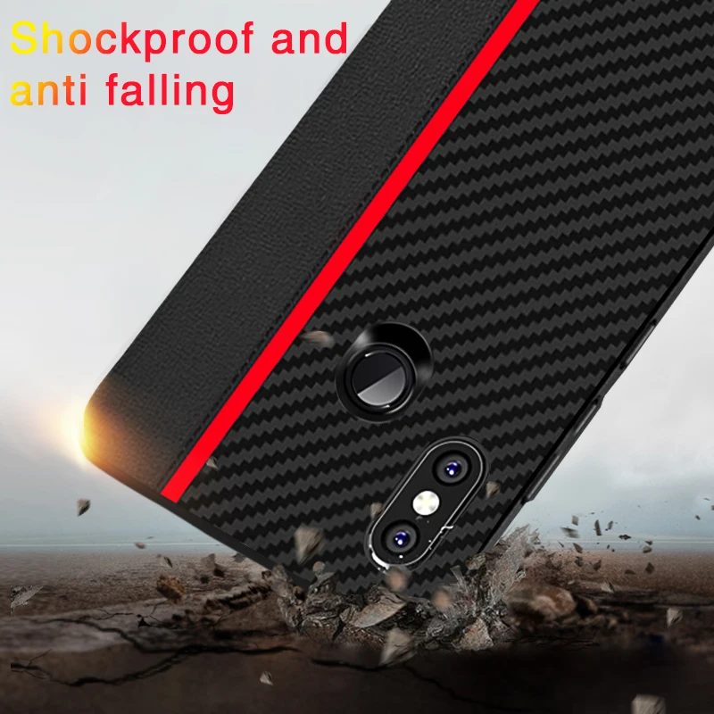 Для Xiaomi mi 8 Lite чехол Оригинальное углеродное волокно кожа мягкий край Защитная крышка для Xiaomi mi 9 SE mi A2 Pocophone F1 чехол