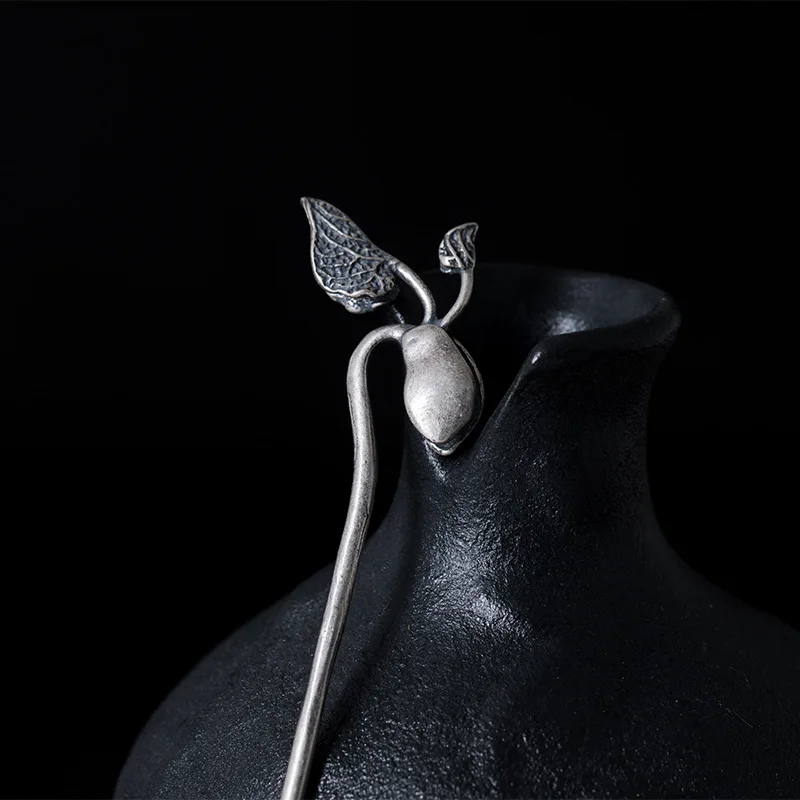 Качественные палочки для волос из стерлингового серебра 925 пробы с широкими