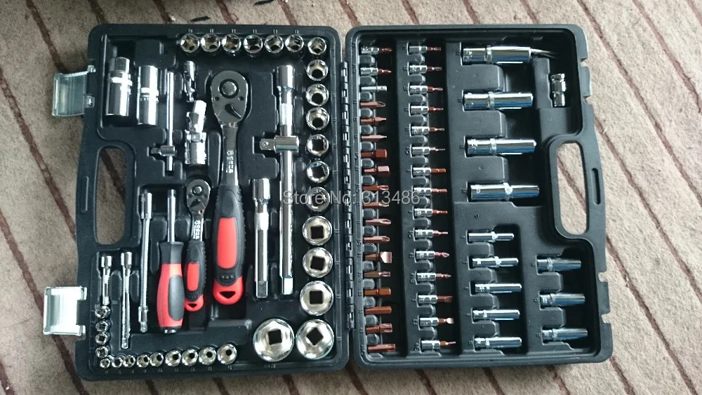 Набор инструментов для ремонта автомобилей и мотоциклов 94 комплекта|tool parts|socket