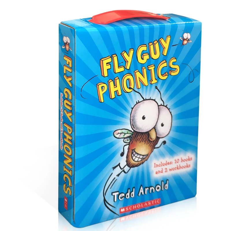 12 книг/набор Fly Guy set Phonics английские книги для картин я могу читать детские