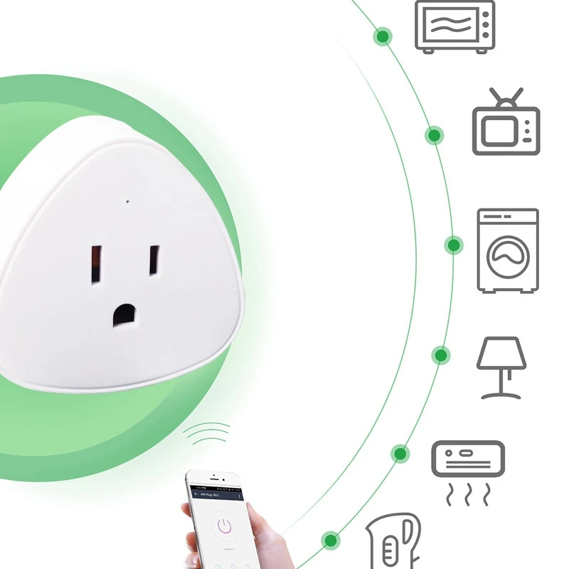 Us Plug Smart Wifi Power Socket Switch For Amazon Alexa/Google Home App Control | Обустройство дома