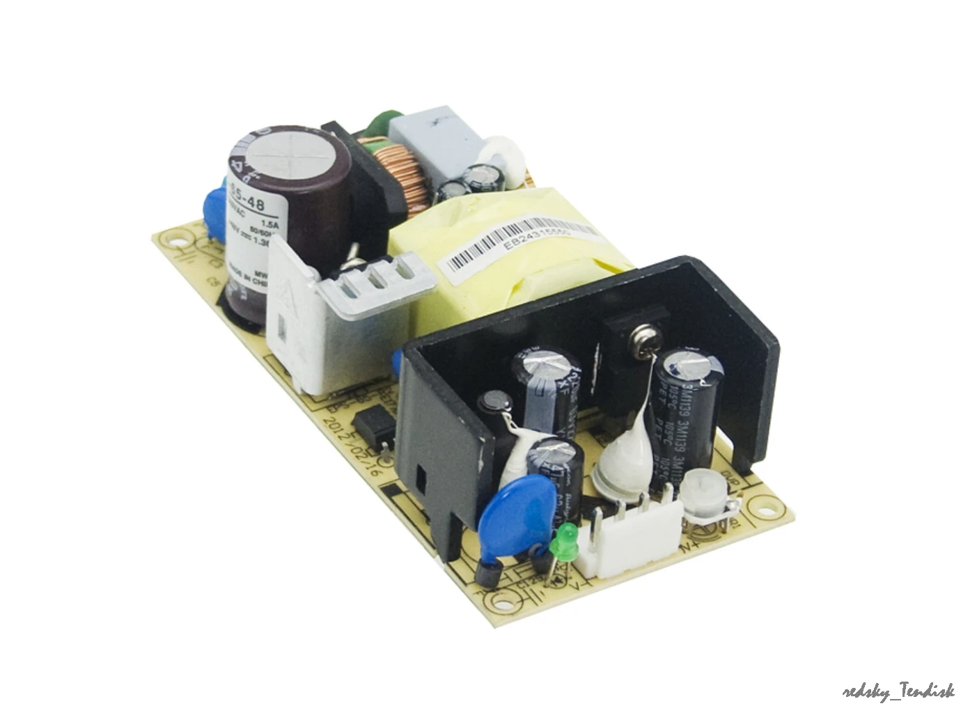 1 упаковка) Meanwell 65W эффективный источник питания DC PCB/закрытый тип EPS-65-24V/3,3/5/7,5 V 12V 15V 36V 48V 5.42A 8A 11A Замена PS-65