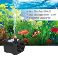 1 5m ultra quiet submersible water fountain pump filter for fish pond aquarium water pump tank fountain with one nozzl