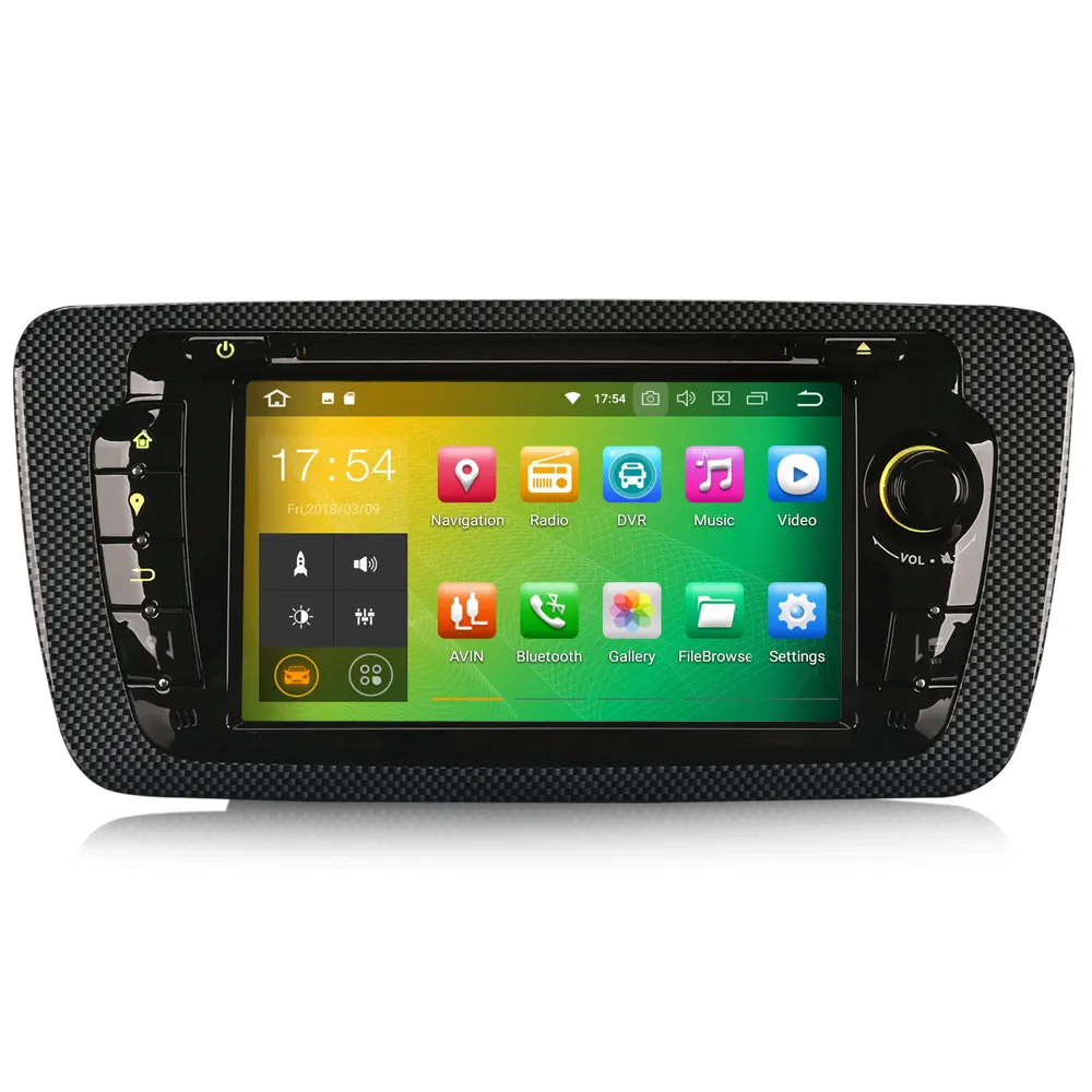 Erisin ES3822S PX30 Android 8 1 Автомобильный мультимедийный плеер 7 "автомобильный DVD gps для
