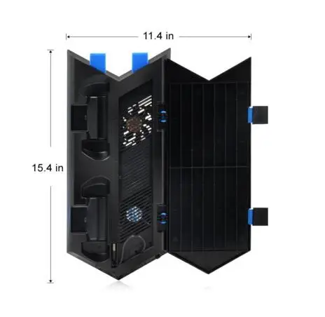 Вертикальный стоячий вентилятор для PS4 контроллер с зарядной станцией и CD-диском