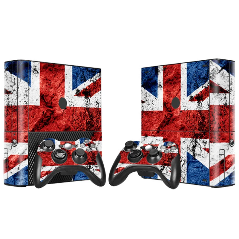 Наклейка с национальным флагом США и Великобритании наклейка на консоль Xbox 360 E
