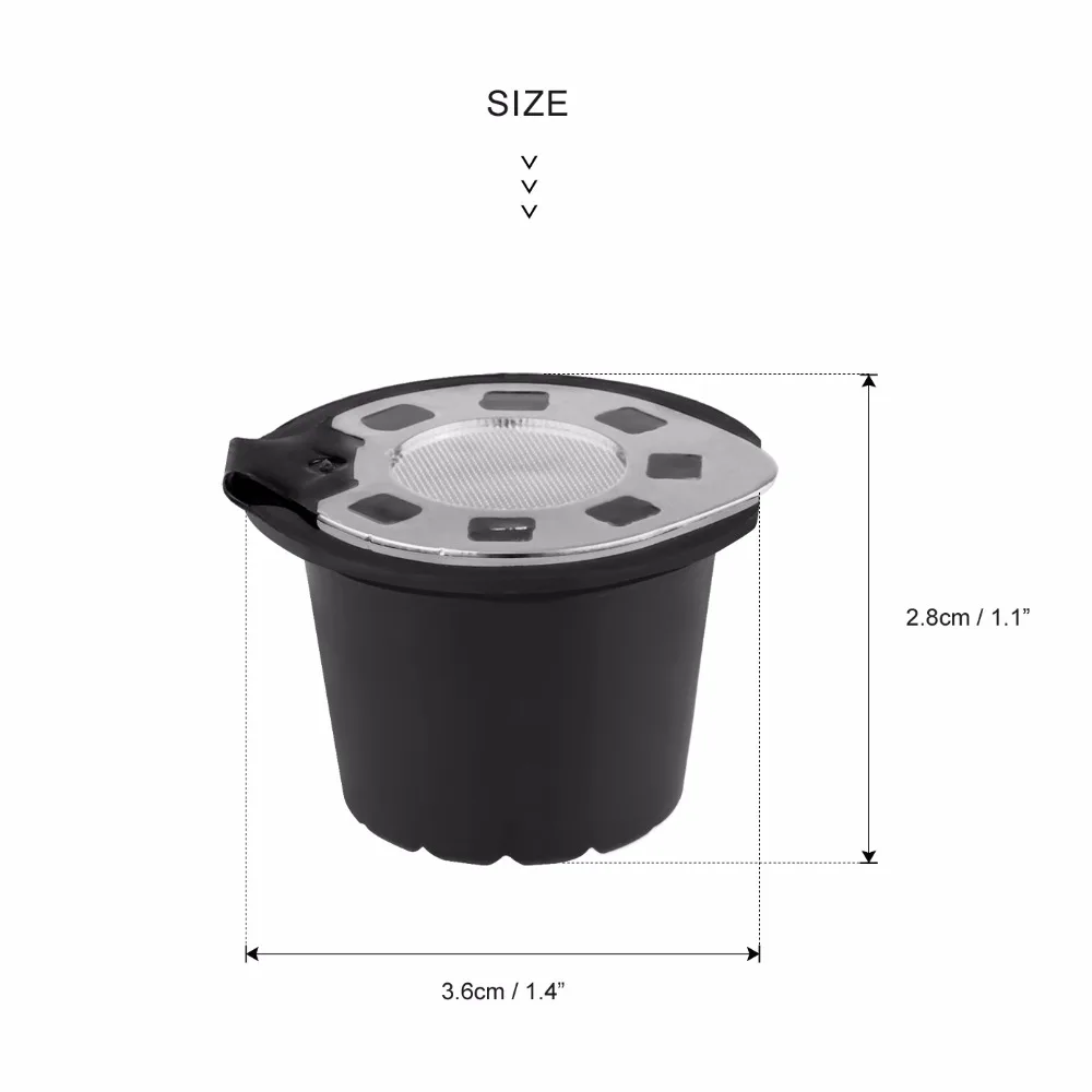 2 шт. многоразовые кофейные капсулы для Dolce Gusto|cup with|cup cupscup with spoon |