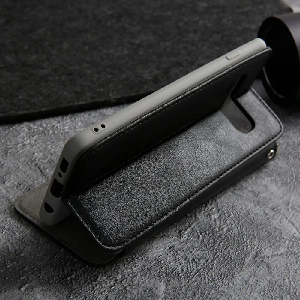 L-FADNUT Vintage Wallet Magnetic Phone Case For Samsung S10 5G Plus Stand Holder Popular Bumper High Protective PU Leather Cover |