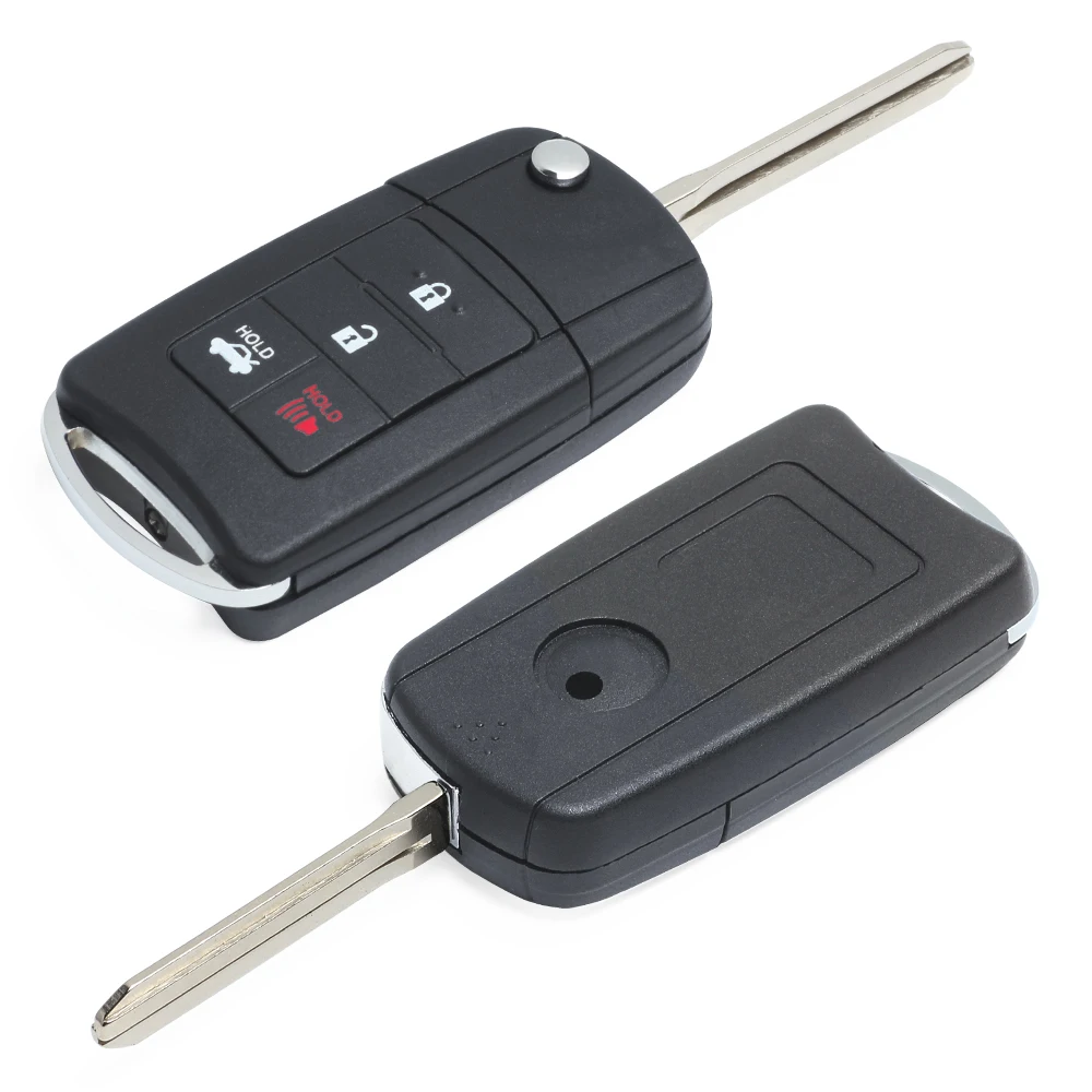 Новинка чехол-брелок KEYECU с 4 кнопками для Toyota Camry 2012 2013 + необработанное лезвие TOY43 |
