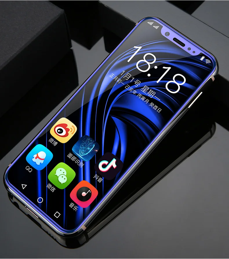 Супер мини телефон K-TOUCH I9 сотовые телефоны Android 8,1 32 Гб 2000 мАч металлическая рамка Telefone Face ID WiFi Poket 4G смартфон