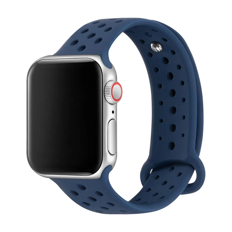 8 Ремешок для наручных часов Apple Watch, ремешок для наручных часов Apple Watch 4/3/2/1 серии замена силиконовые спортивные полосы для наручных часов Iwatch, 81004 - Цвет ремешка: 8
