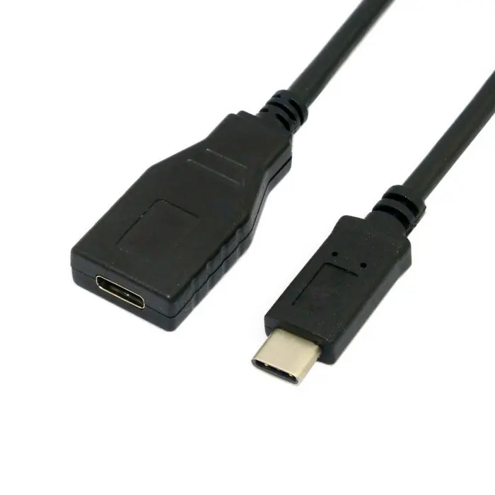 50 шт./лот USB-C USB 3 1 Тип C папа к женскому Удлинительный кабель для передачи данных