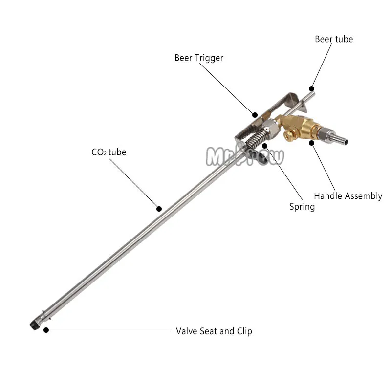 Домашний пивоваренный пивной пистолет наполнитель для бутылок нержавеющая