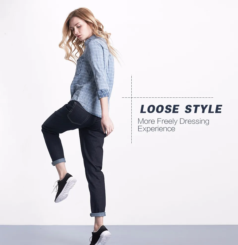 LEIJIJEANS размера плюс S-6XL, синие потертые джинсы бойфренда, средняя талия, полная длина, свободные женские Джинсы бойфренда 5242