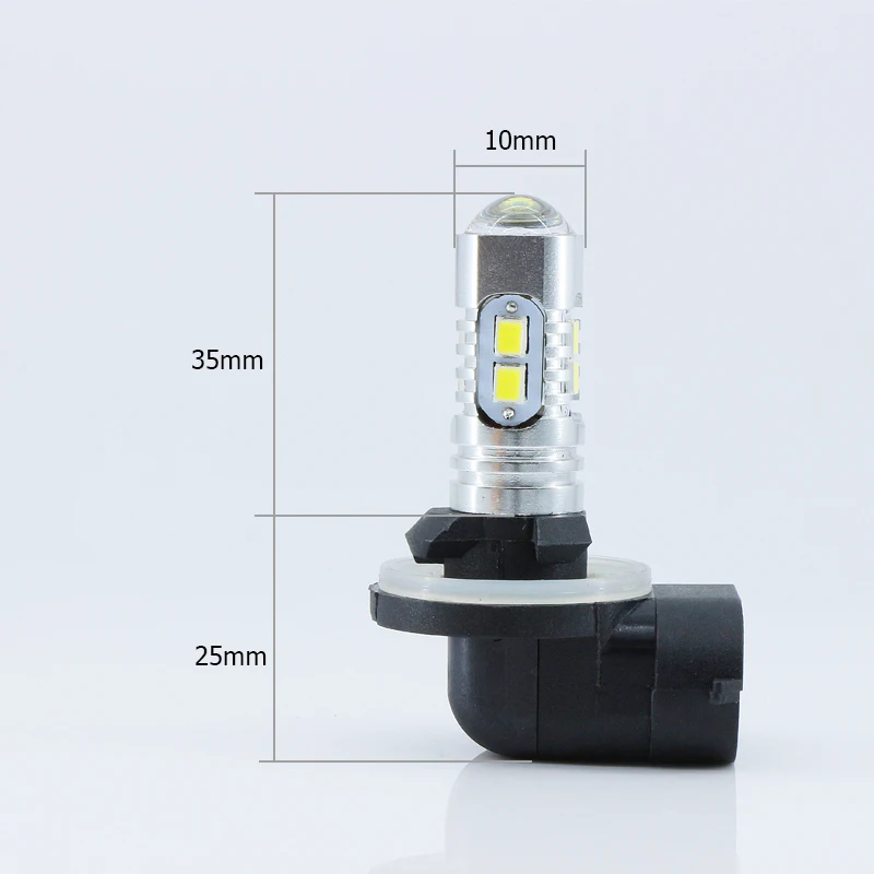 2x H27 881 LED 50 Вт для чипов Samsung Автомобильные дневные ходовые огни вождения