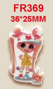 FR369 50 шт. 8 видов стилей микс мультфильм горячие длинные волосы девушки Flatback смолы кабошон плоское украшение из смолы DIY ремесла украшения - Цвет: FR369