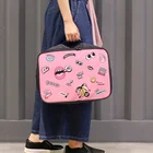 Большая вместительная сумка-Органайзер портативное хранение одежды для ванной комнаты сумка для хранения нижнего белья аксессуары для путешествий Чехол-тележка