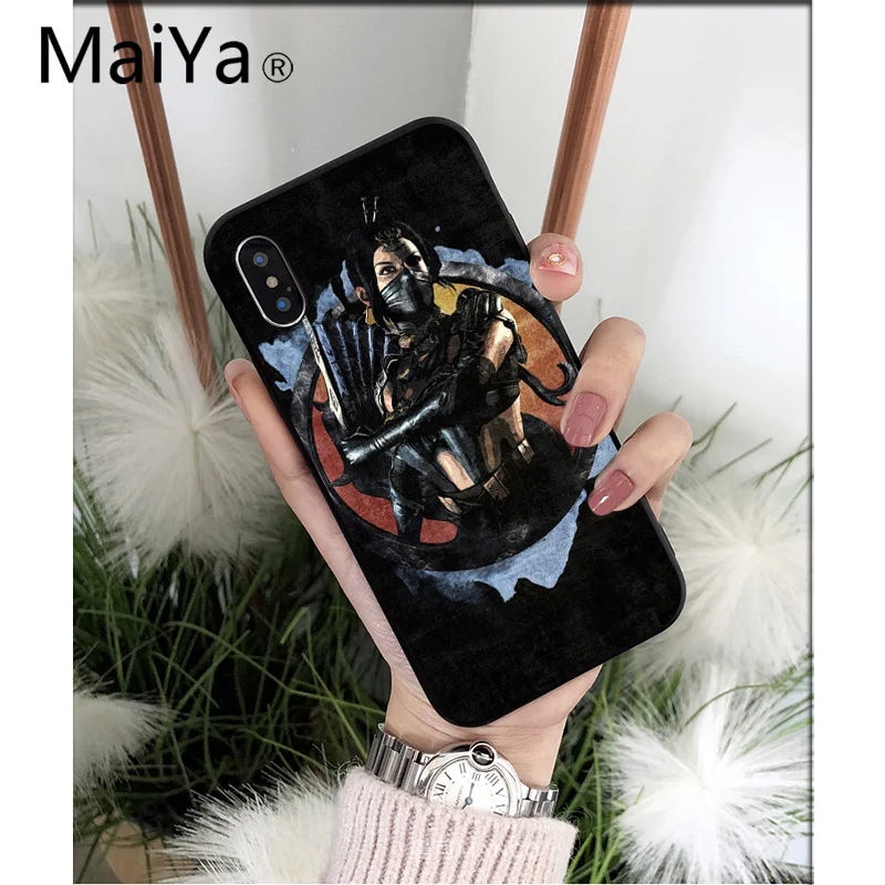 Мягкий чехол для телефона MaiYaCa Game God of War Mortal Kombat Art из ТПУ Apple iPhone 8 7 6 6S Plus X XS MAX 5 5S SE