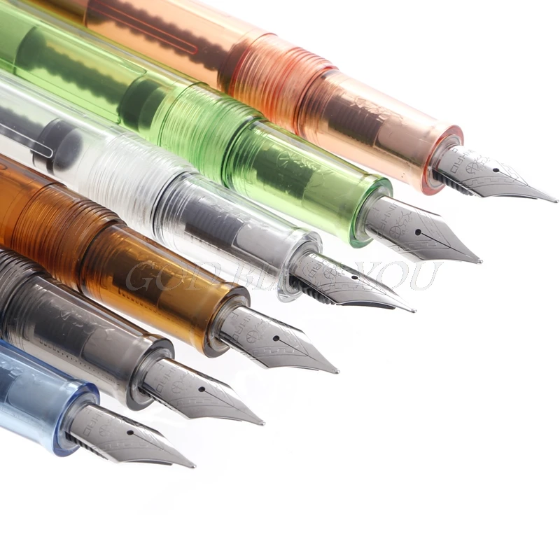 0 5 мм JINHAO 992 прозрачная перьевая ручка канцелярские принадлежности Письменные