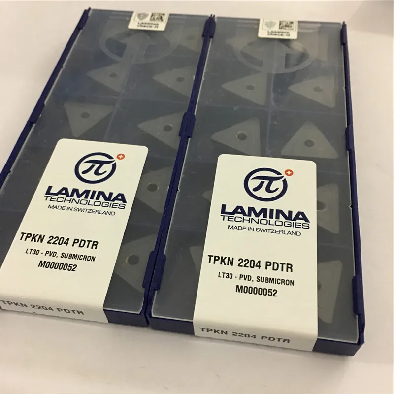TPKN2204PDTR LT30 100% оригинальная карбидная вставка LAMINA лучшего качества 10 шт./лот