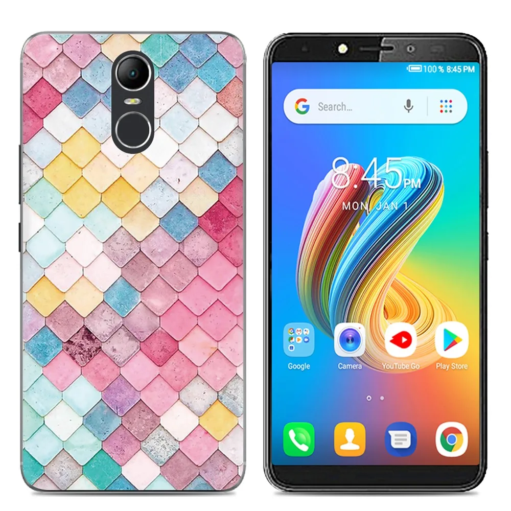New Arrival Phone Case For TECNO LA7 / pouvor2 Fashion Design Art Painted TPU Soft Silicone Cover |