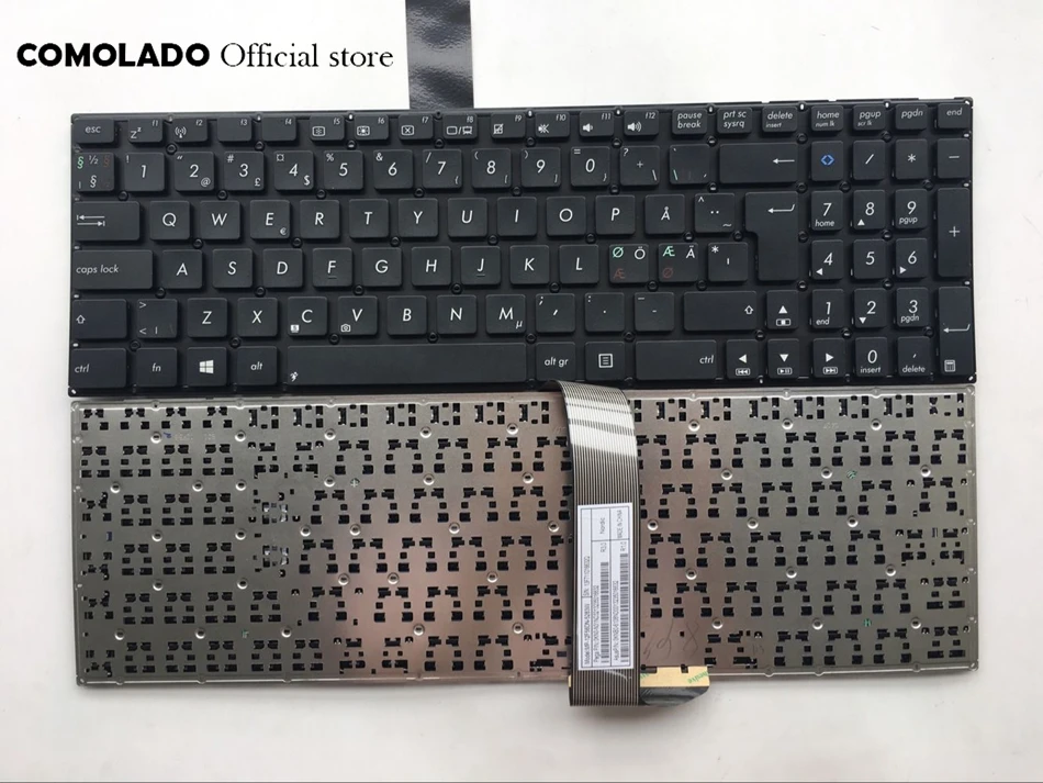 ND Скандинавская клавиатура для ASUS K56 A56C S550CM S56C K56C S550C K56CM K56CB макет|Клавиатуры
