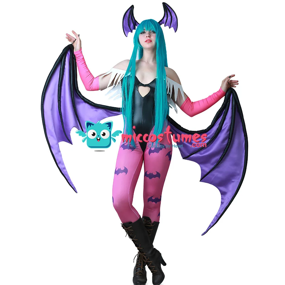 Morrigan Aensland; карнавальный костюм с крыльями; комплект одежды