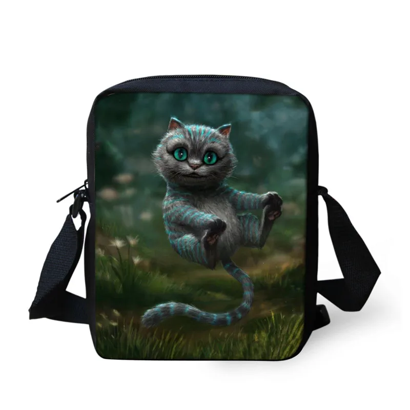 L5396E FORUDESIGNS/3D Улыбка Чеширский кот принты Многофункциональный рюкзак школьные сумки для подростков девочек 3 шт. забавные детские школьные сумки - Цвет: L5396E