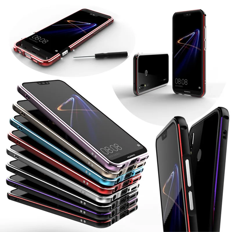 Роскошный металлический бампер Huawei P 20 P20 Pro блестящий чехол-бампер для P20Pro