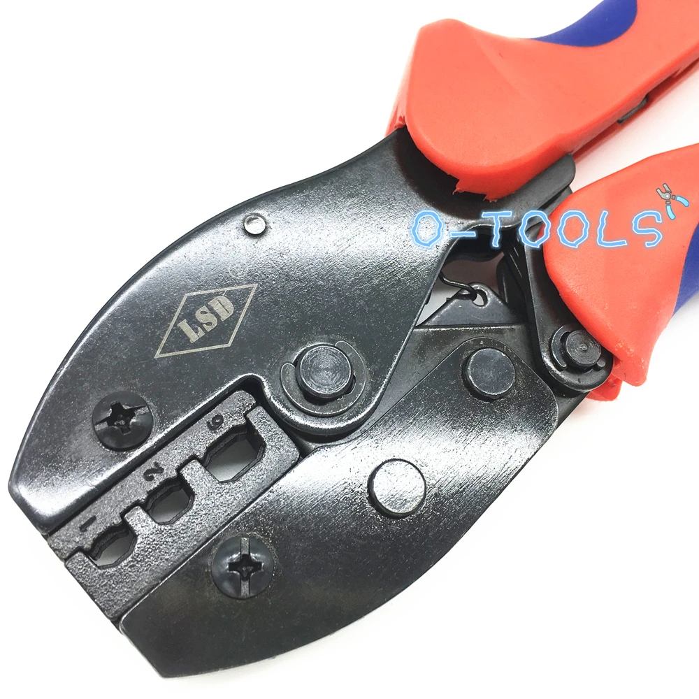 LY-103 Crimper pliers for crimping insulated closed end terminals cap 0.5-6mm2 ratchet hand tools | Инструменты