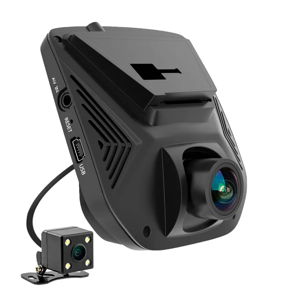 Двойной объектив FHD 1080 P Видеорегистраторы для автомобилей Новатэк 96658 ЖК дисплей