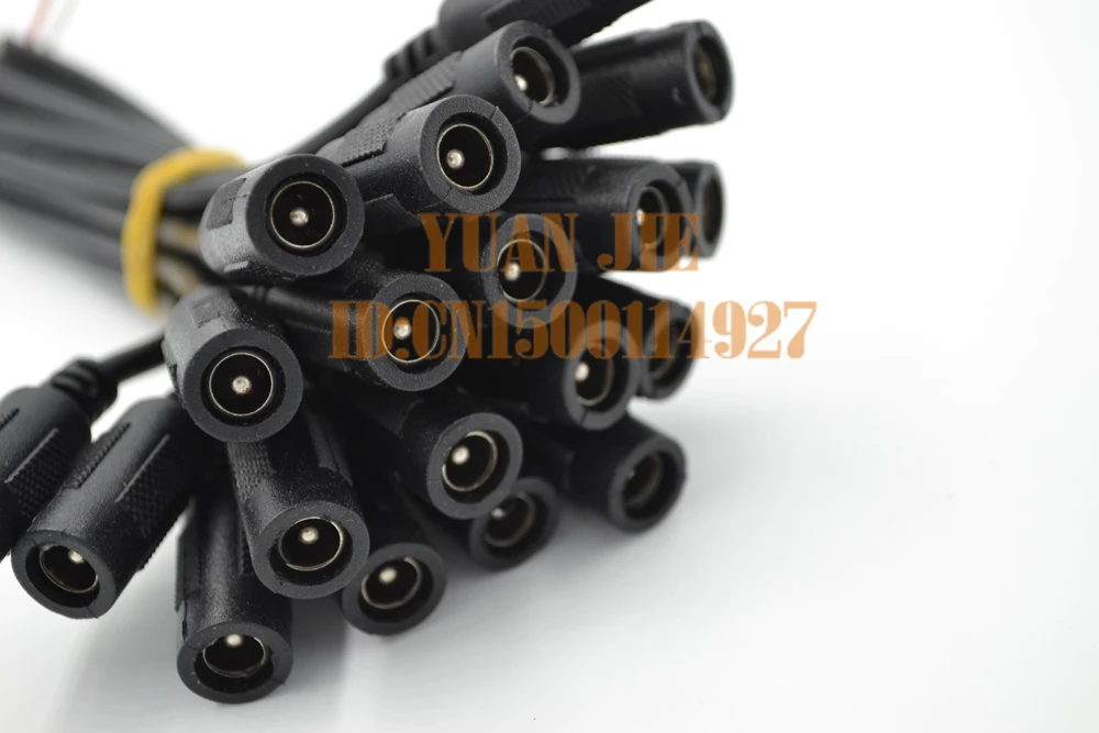 

High quality all copper Female Single plug power line connector cable DC 5.5mm*2.1mm 15cm 0.5square Security monitoring