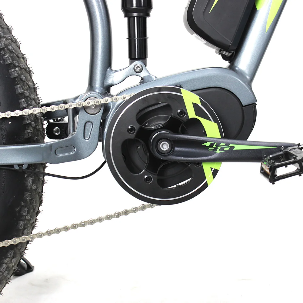 Электрический фэтбайк 26 дюймовый ebike полностью ударопрочный каркас Bafang MAX48V250W 48В