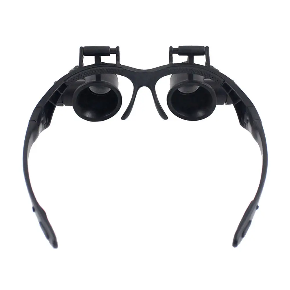 Увеличительное стекло 10X 15X 20X 25X Eye Jewelry Watch Repair Лупа Стекло es с 2 светодиодный подсветкой Лупа-микроскоп