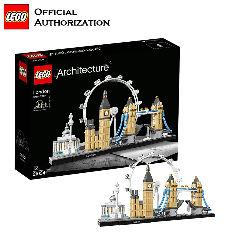 Строительные блоки серии LEGO Architecture игрушки 468 шт. для путешествий подарочные