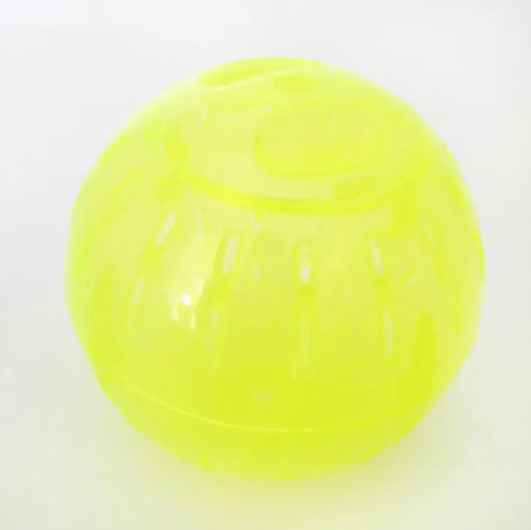 yellow 1 шт., дышащий бегущий мячик для хомяка, маленькие игрушки для домашних животных, бегун с белкой, морская свинка, Шиншилла, тренировочная игрушка, продукт для домашних животных, 40 - Цвет: yellow