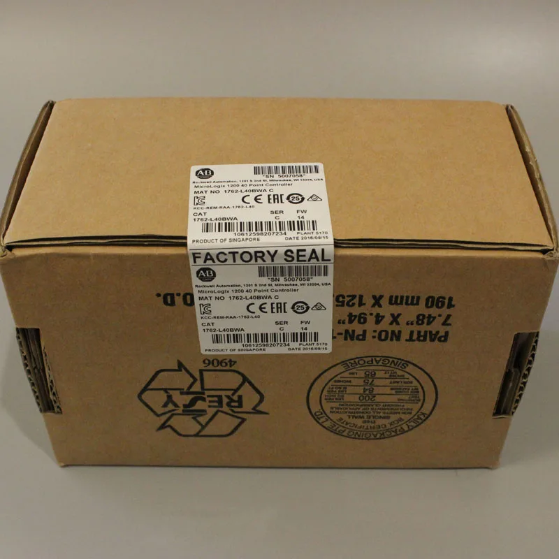 

1762-L40BWA 1762L40BWA PLC Controller,New & Have in stock
