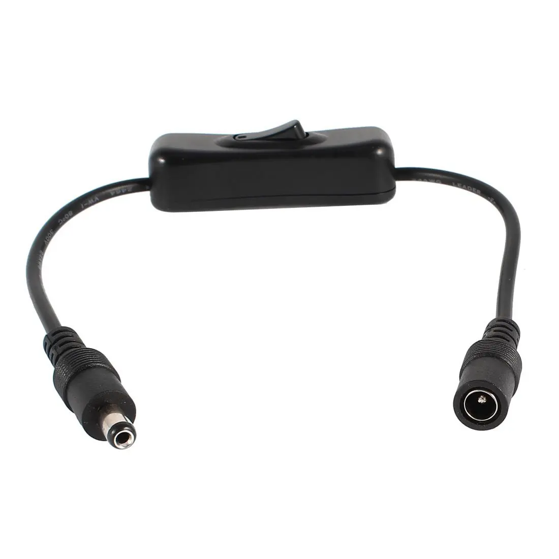 

Brand New 5.5x2.1mm DC Connector Switch Cord Black for Single Color LED Strip