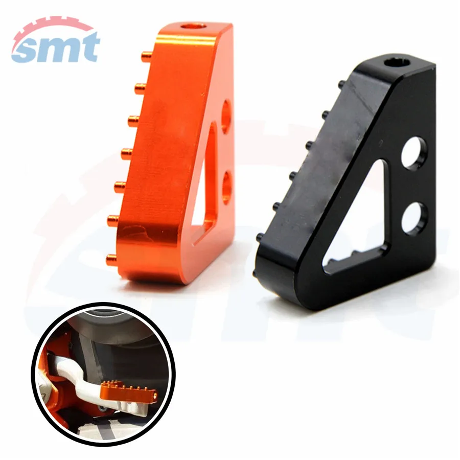 Yuanqian высокое качество moto orange и Черный Заготовка педаль тормоза шаг Совет CNC алюминиевый бампер для KTM 65 85 125 150 250 350 450 SX SXF